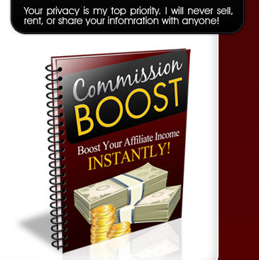 Commission boost Affiliate Success Vault